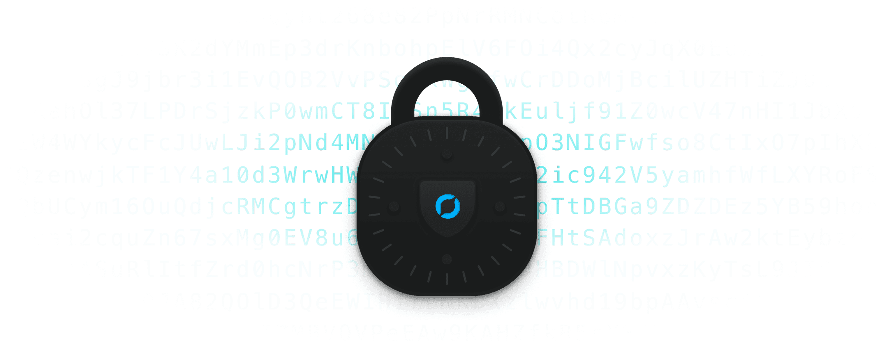 Security lock illustration
